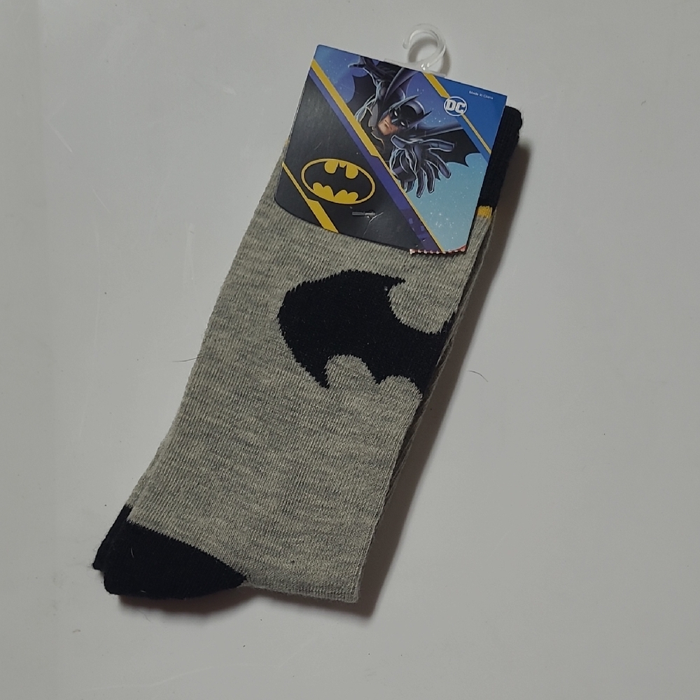 DC Gray and Black Casual Socks